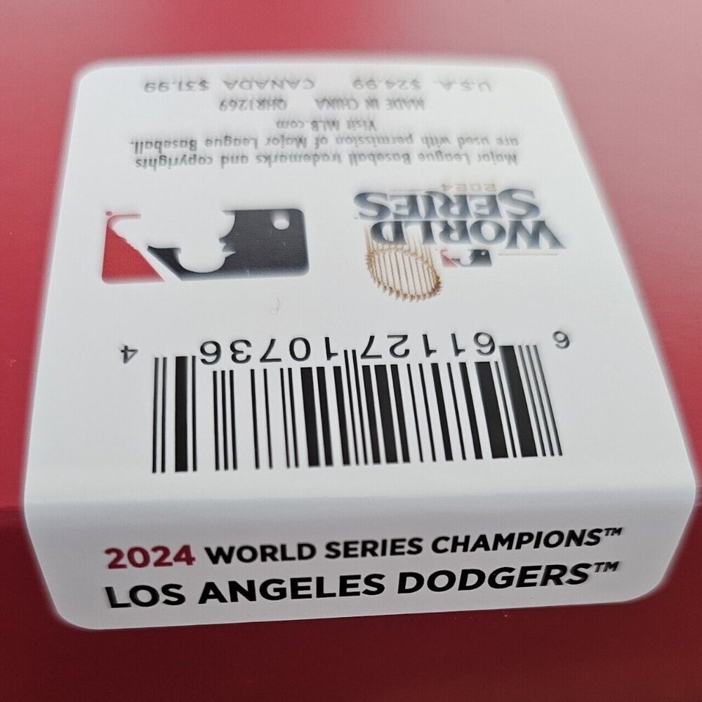 2024 World Series Champions Los Angeles Dodgers Hallmark Keepsake Ornament - Picture 5 of 9
